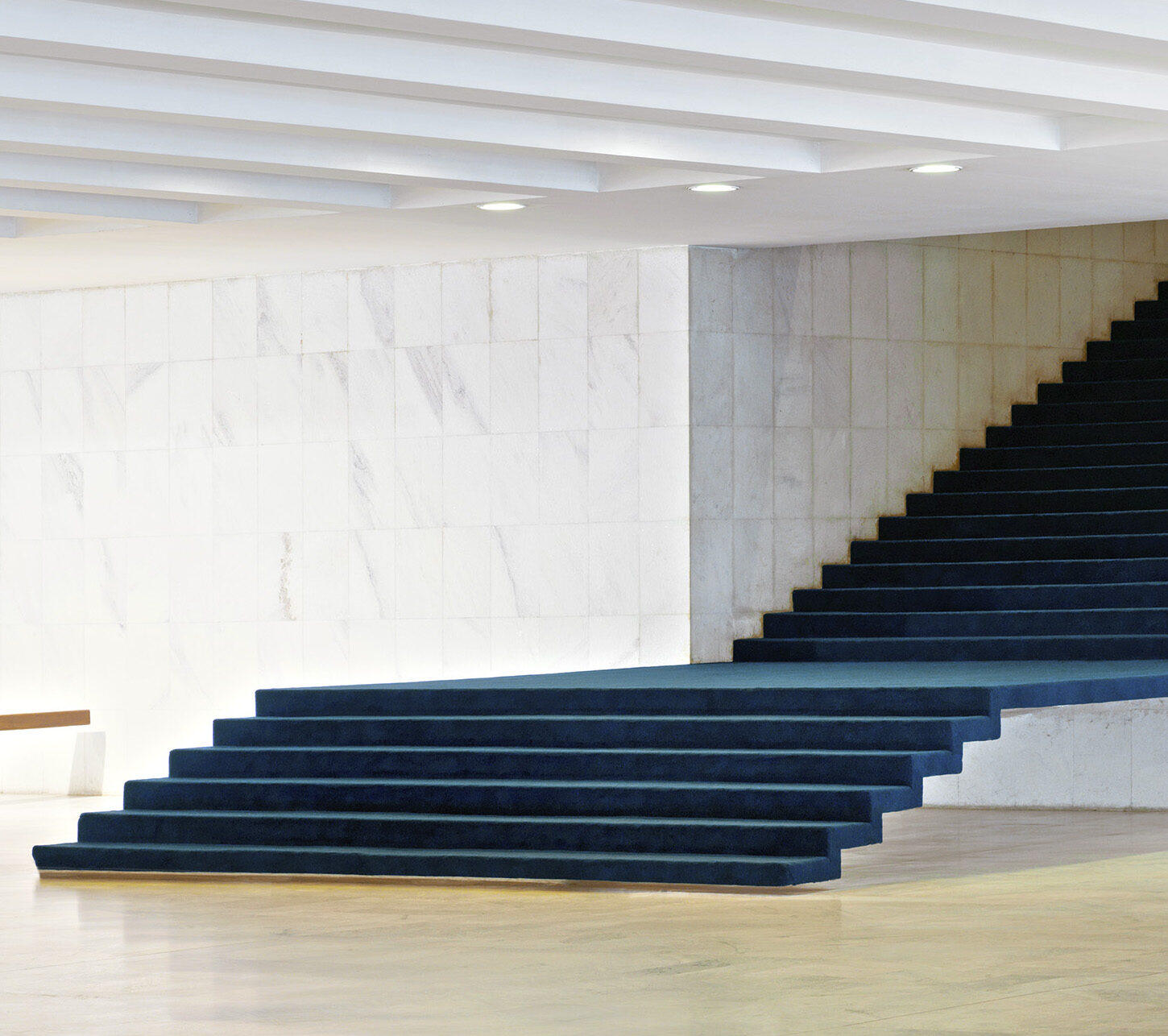 Vincent FournierThe Itamaraty Palace Foreign Relations Ministry Stairs Brasilia arch. Oscar Niemeyer 2012 photograph 90 x 153 cm edition of 10 2AP cópia e1663363589410